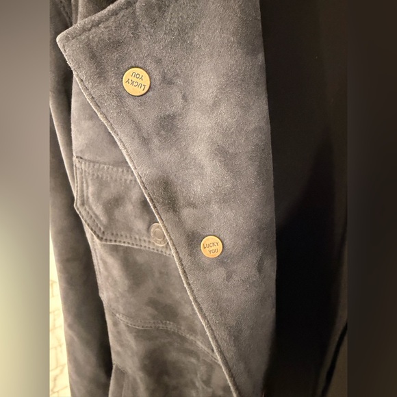 Lucky Brand Men's Suede Shirt Jacket - Picture 14 of 16